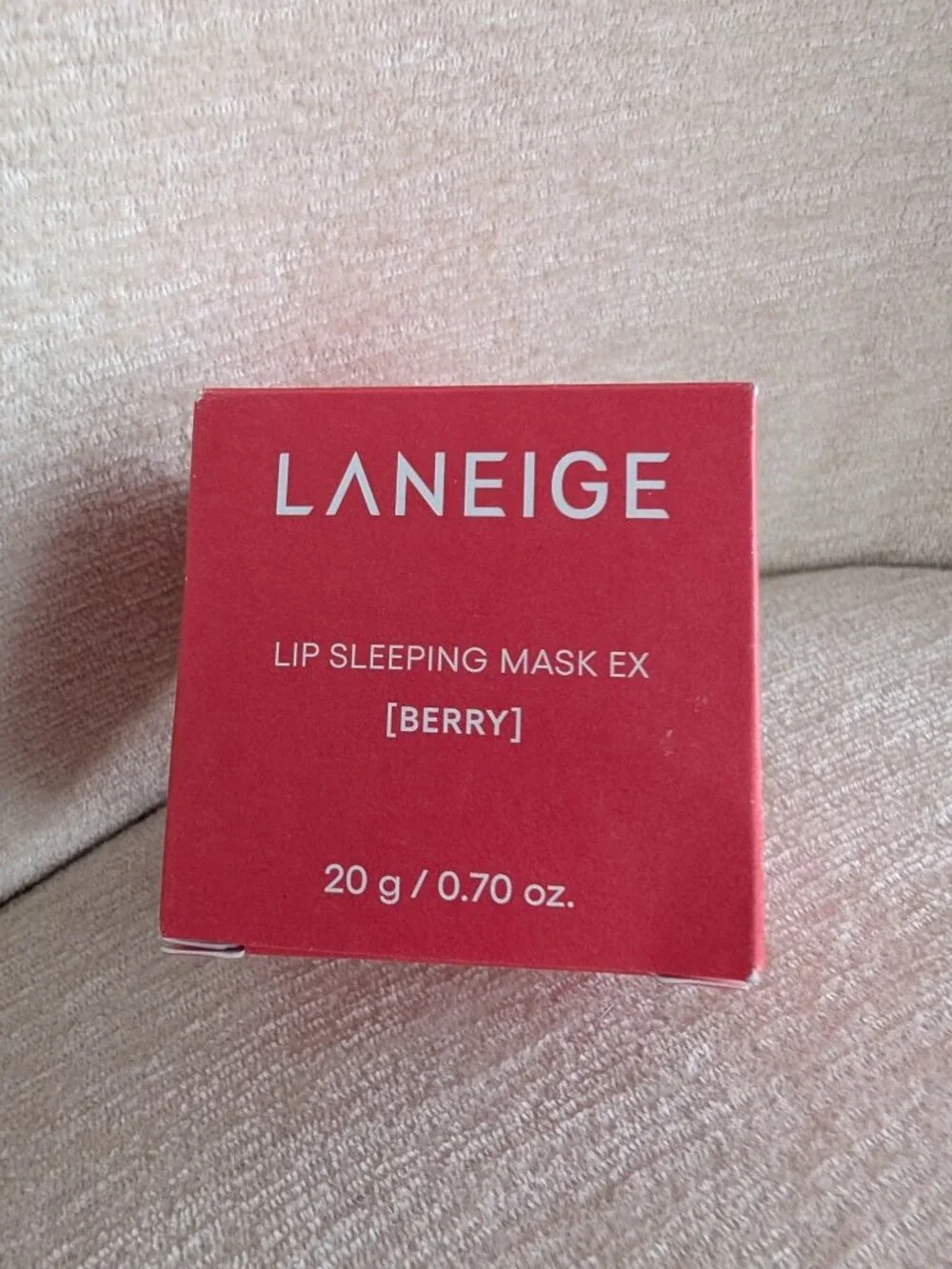 LANEIGE Lip Sleeping Mask Berry Intense Hydration Lip Treatment 0.7 oz